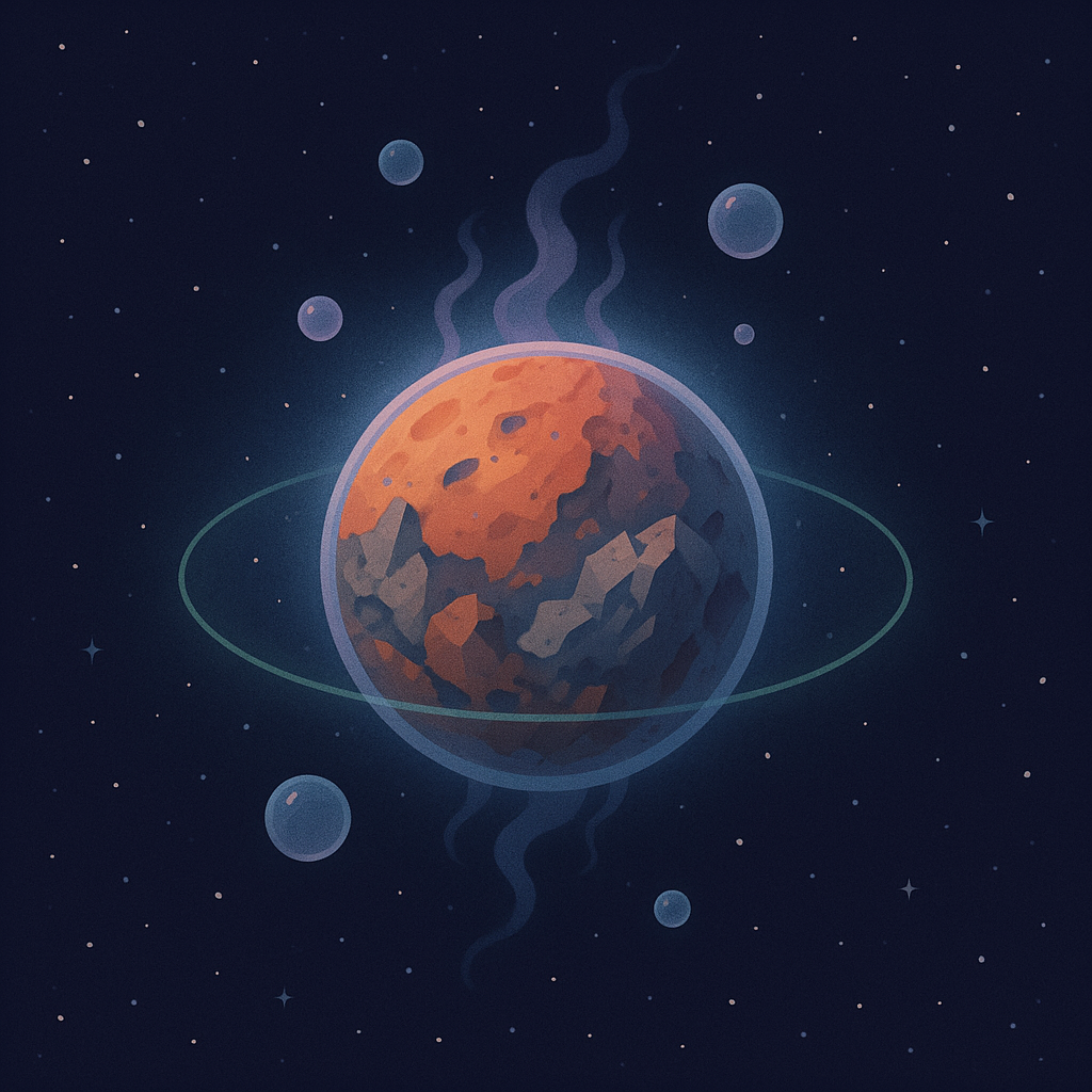 Helium escaping from atmosphere of nearby rocky exoplanet in a habitable zone
